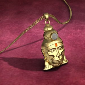 Hanuman Chalisa Locket with Gold Chain